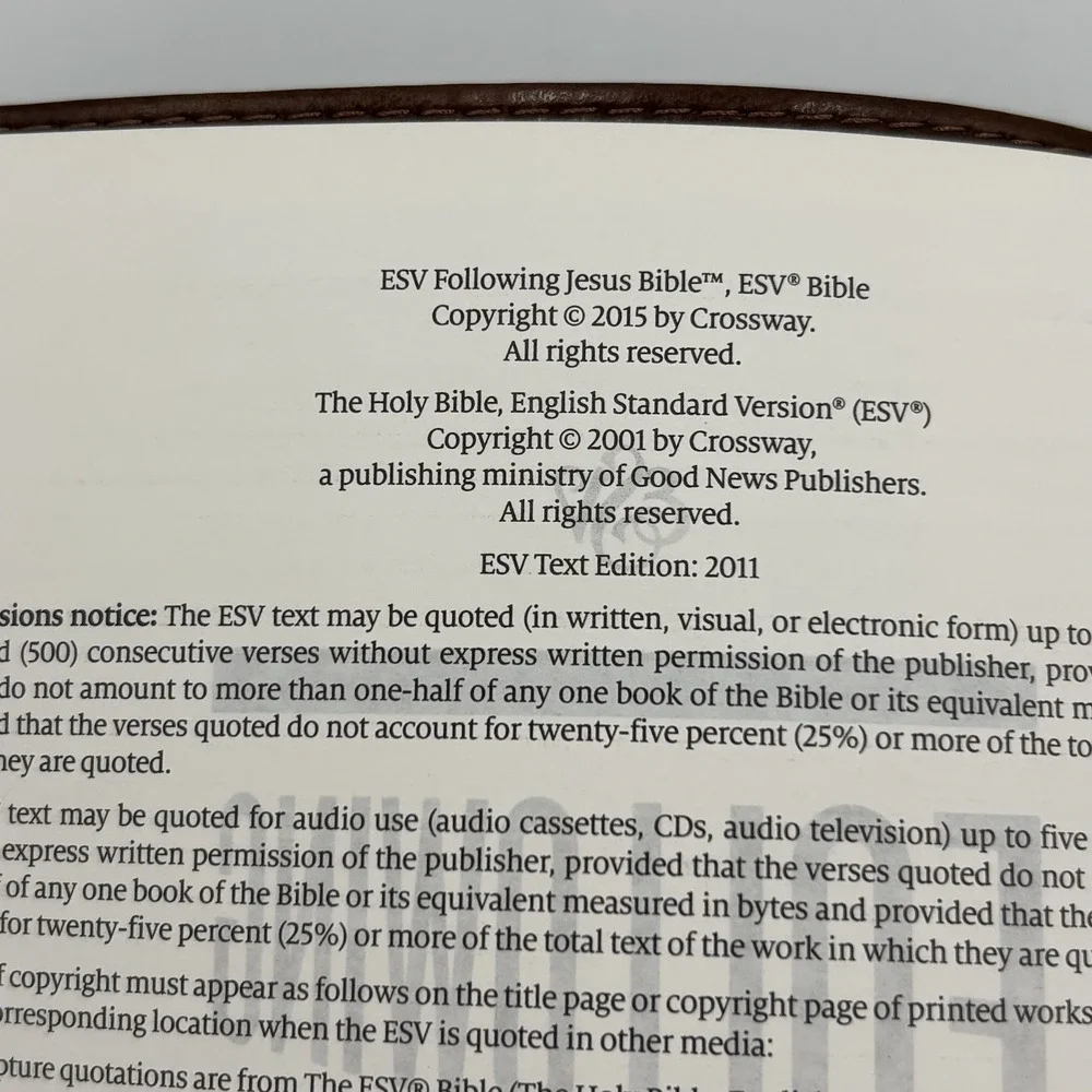 ESV Following Jesus Bible; TruTone, Br- 9781433545535, imitation leather, Bibles